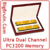 Ultra Dual Channel 1024MB PC3200 DDR Memory