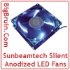 Sunbeamtech Silent Anodized LED Fans