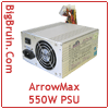 Arrowmax PSX-550AL-24 Aluminum 550W PSU