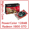 PowerColor 128MB Radeon X800 GTO Graphics Card