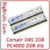 Corsair XMS TWINX2048-4000PT 2GB Dual Channel DDR